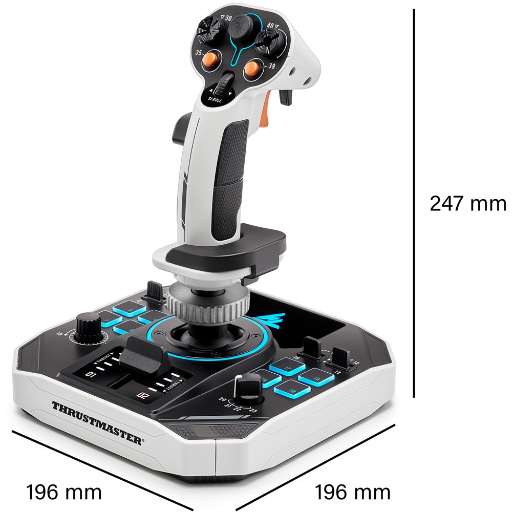 Joystick THRUSTMASTER SOL-R 1 FlightStick, PC, alb