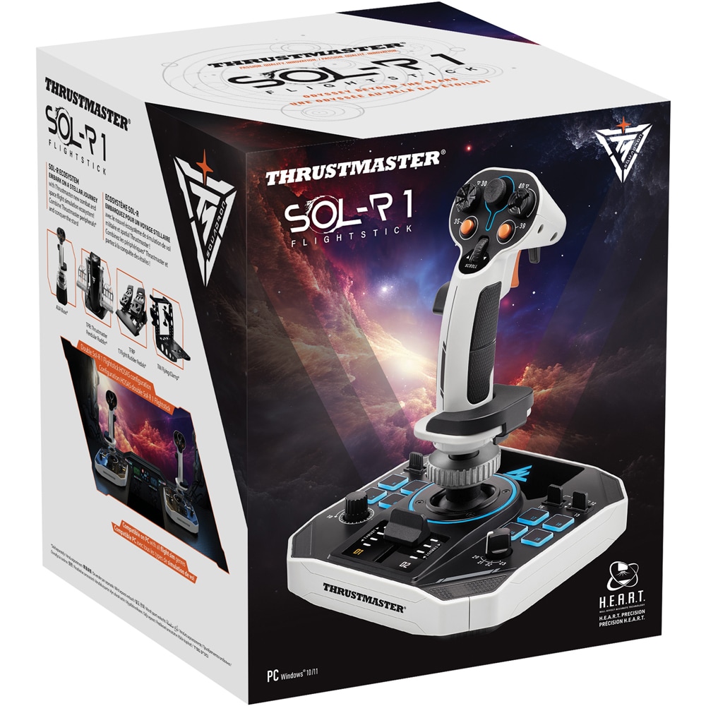 Joystick THRUSTMASTER SOL-R 1 FlightStick, PC, alb