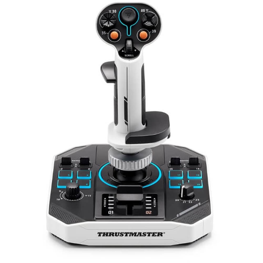 Joystick THRUSTMASTER SOL-R 2 Hosas Space SIM Duo, PC, alb