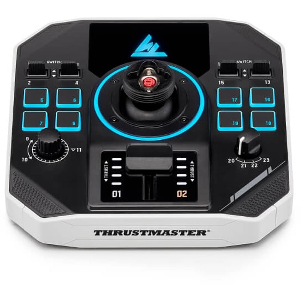 Joystick THRUSTMASTER SOL-R 2 Hosas Space SIM Duo, PC, alb