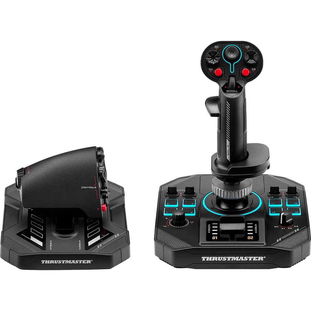 Joystick si acceleratie THRUSTMASTER Sol-R 4 HOTAS, negru