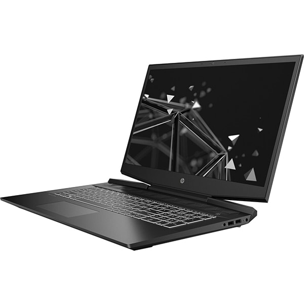Laptop Gaming HP Pavilion 17-cd0018nq, Intel Core i7-9750H pana la 4.5GHz, 17.3" Full HD, 8GB, SSD 512GB, NVIDIA GeForce GTX 1660 Ti Max-Q 6GB, Free DOS, negru