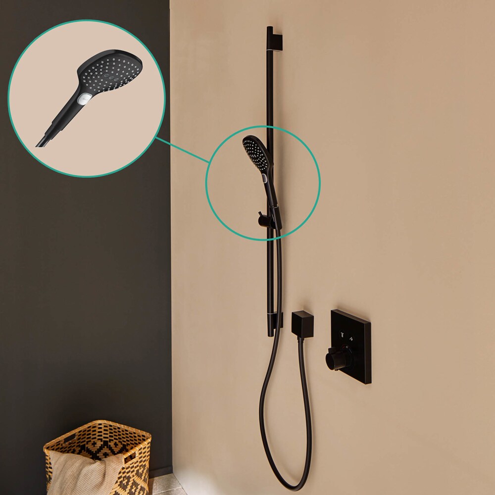 Para dus Hansgrohe Raindance Select E 120 26520670, 3 functii, negru