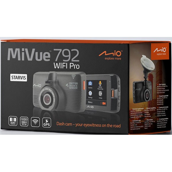 Camera auto DVR MIO MIVUE 792 WIFI PRO, 2.7", Full HD, Wi-Fi, G-Senzor