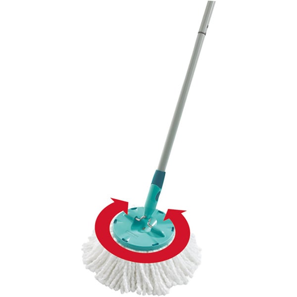 Set curatenie mop rotativ rotund LEIFHEIT Clean Twist System 52019, turcoaz