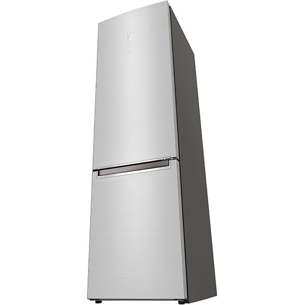 Combina frigorifica LG GBB92STAXP, No Frost, 384 l, H 203 cm, Clasa D, Smart Diagnosis, Wi-Fi, argintiu