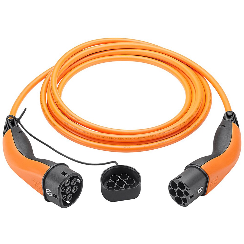 Cablu incarcare masini electrice LAPP, Type 2, 20A, 11 kW, 5m, portocaliu