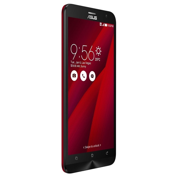 Telefon Dual Sim ASUS ZenFone 2 ZE551ML, 5.5", 13MP, 4GB RAM, 32GB, 4G, Quad Core, Red