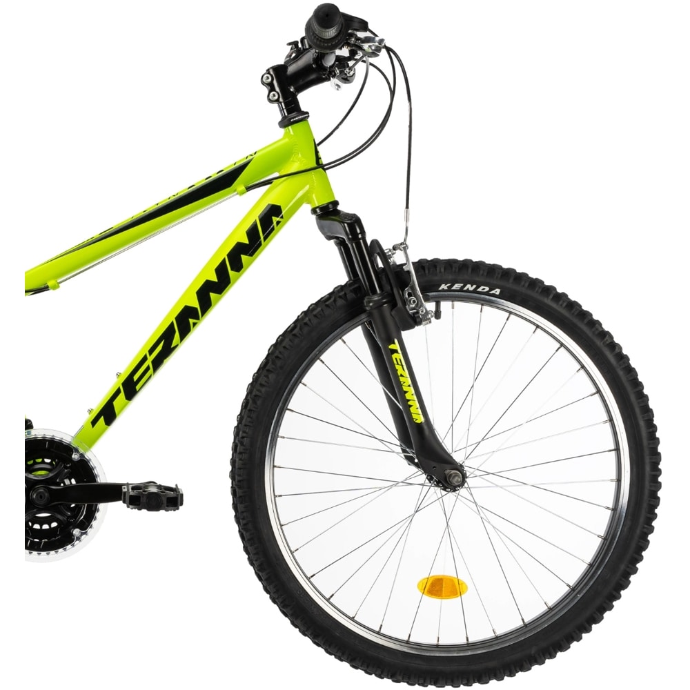 Bicicleta copii DHS Terrana, roata 24", frana V-brake, verde