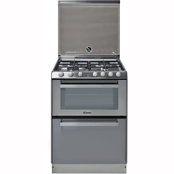 Aragaz CANDY TRIO 9501/1X, 4 arzatoare, mixt, inox