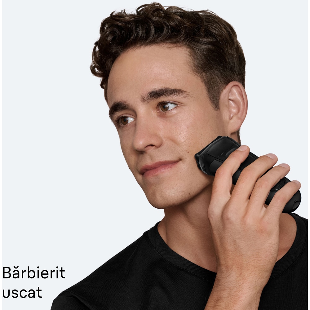 Aparat de ras BRAUN Series 3 300S, acumulator, autonomie 30 min, negru