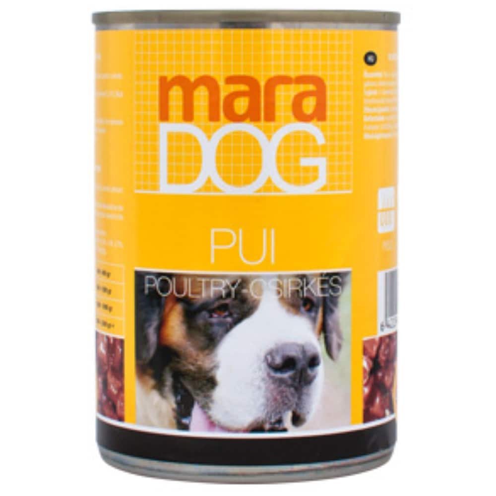 Hrana umeda pentru caini MARAVET, Adult, Pui, 415 g