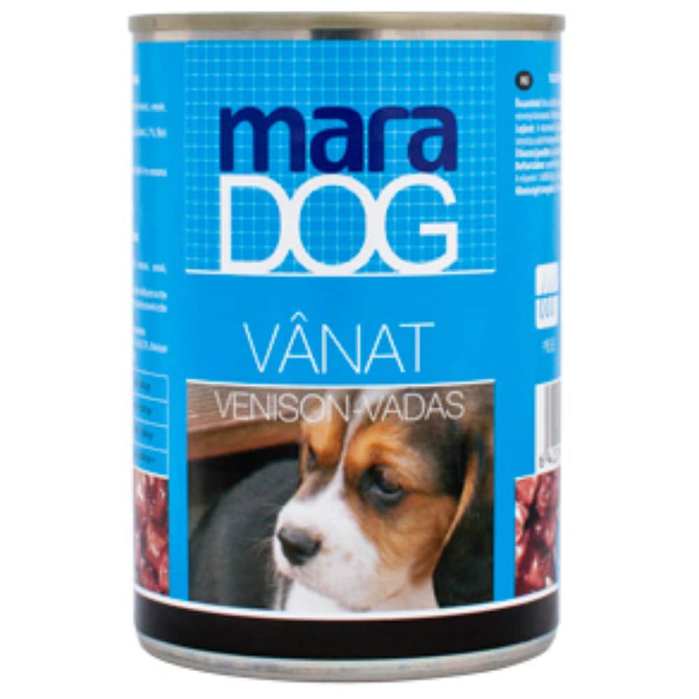 Hrana umeda pentru caini MARAVET, Adult, Vanat, 415 g