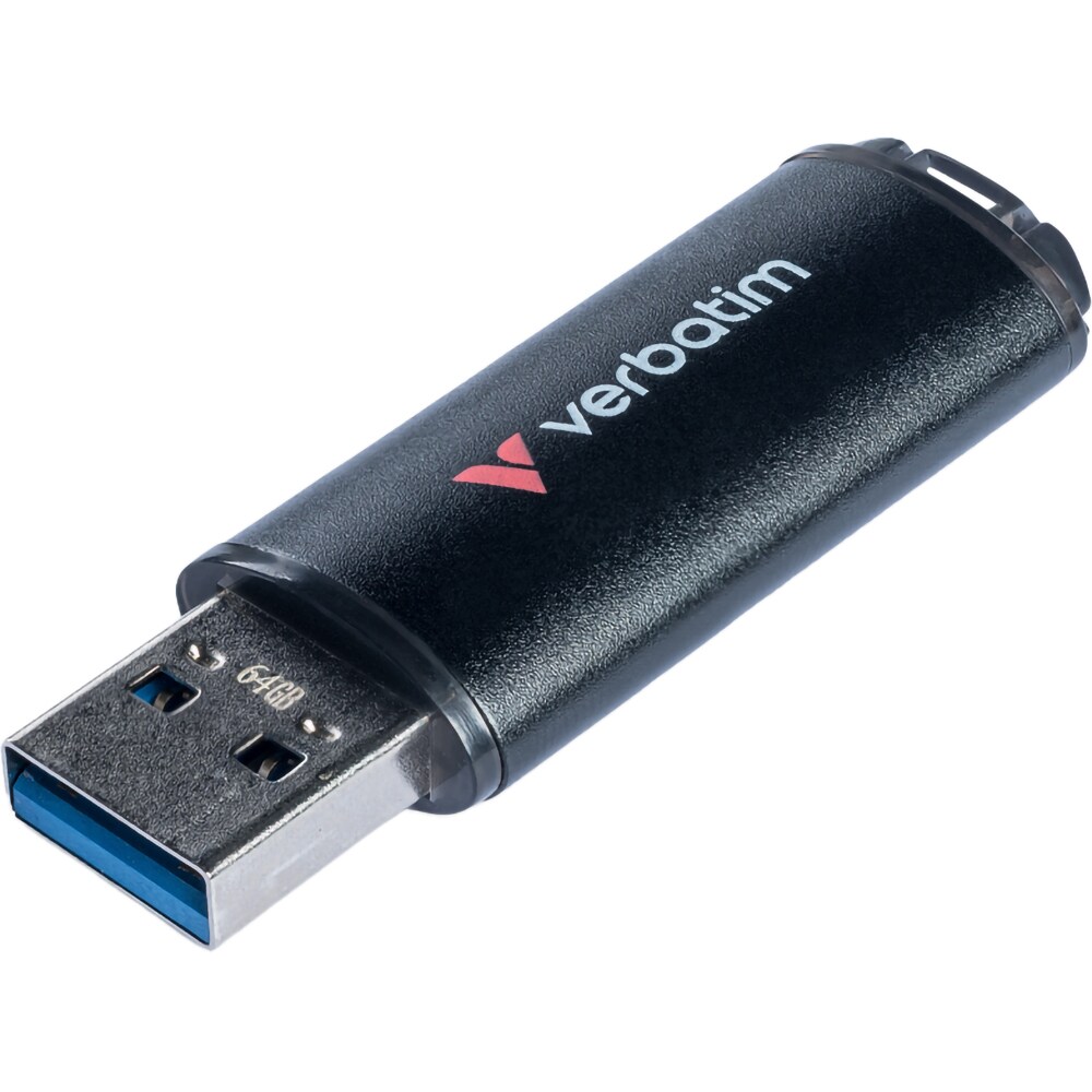 Memorie USB VERBATIM V200 Metal, 64GB, USB 3.2, negru