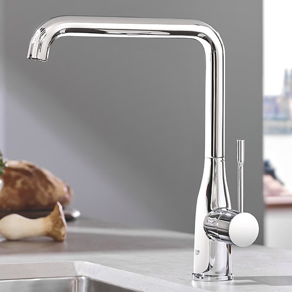 Baterie bucatarie GROHE Essence 30269000, metal, argintiu