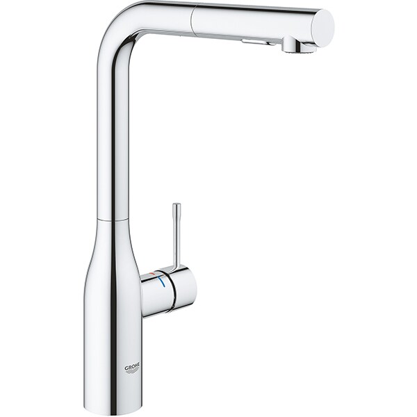 Baterie bucatarie GROHE Essence 30270000, dus extractibil, metal, argintiu