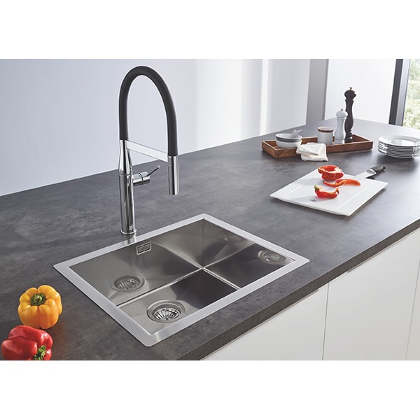 Baterie bucatarie GROHE Essence 30294000, Tip C, metal, argintiu