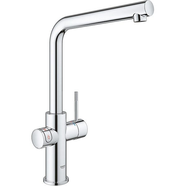 Baterie bucatarie cu boiler si filtru GROHE Red Duo 30327001, crom, argintiu