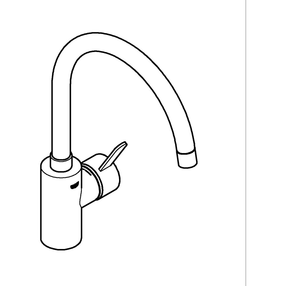 Baterie bucatarie GROHE Via Cosmo 30431000, alama, crom