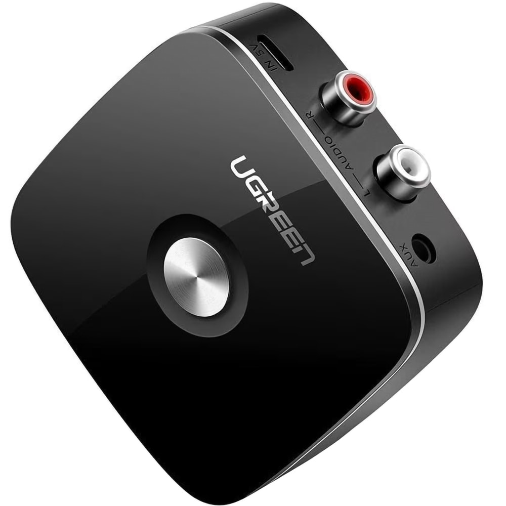 Adaptor audio Bluetooth UGREEN CM123, v5.0 A2DP, Jack 3.5mm, 2RCA