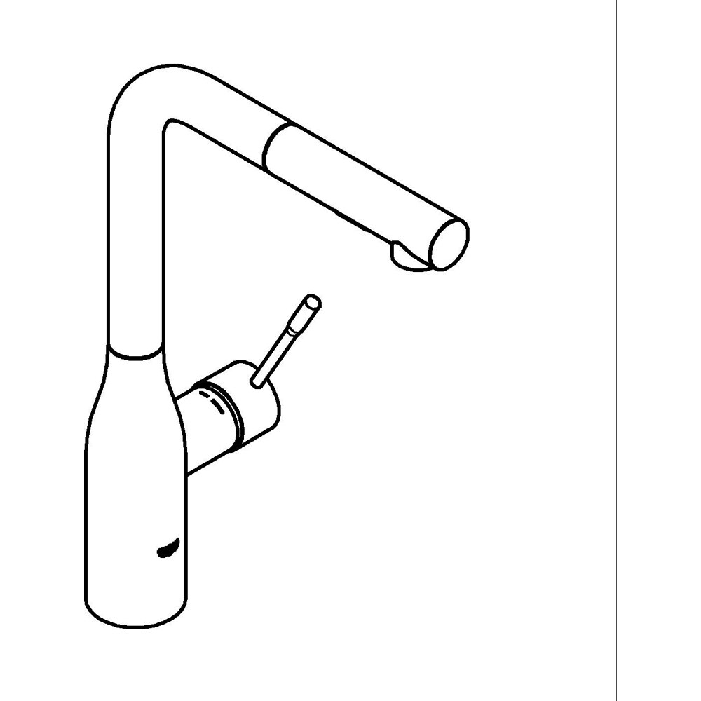 Baterie bucatarie GROHE Essence 30504000, alama, crom