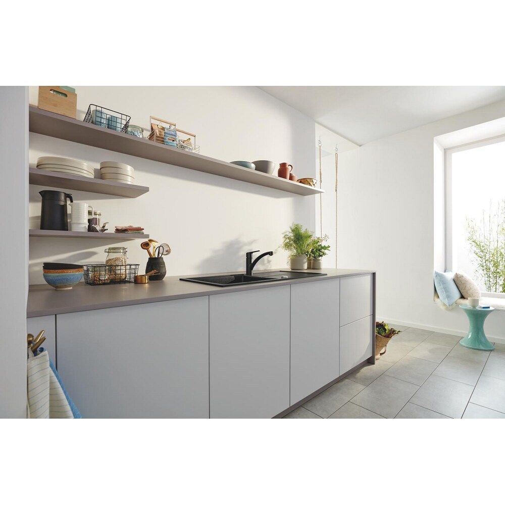 Baterie bucatarie GROHE Start 305302432, alama, negru