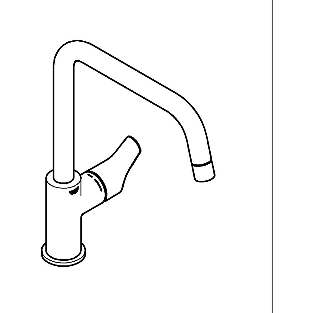 Baterie bucatarie GROHE Eurosmart 30567000, alama, crom