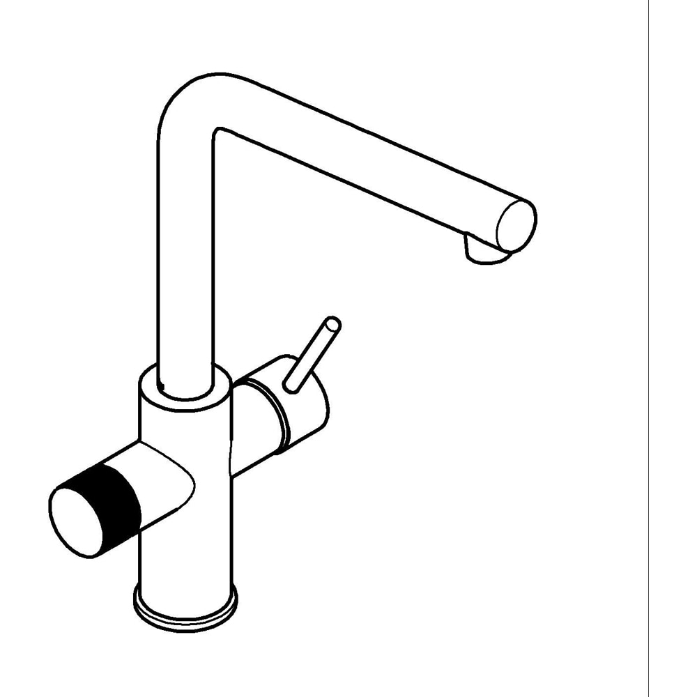 Baterie bucatarie GROHE Blue Pure Minta 30588000, alama, crom
