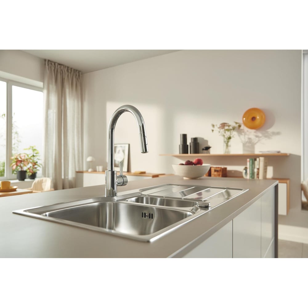 Baterie bucatarie GROHE Via Cosmo 30612000, alama, crom