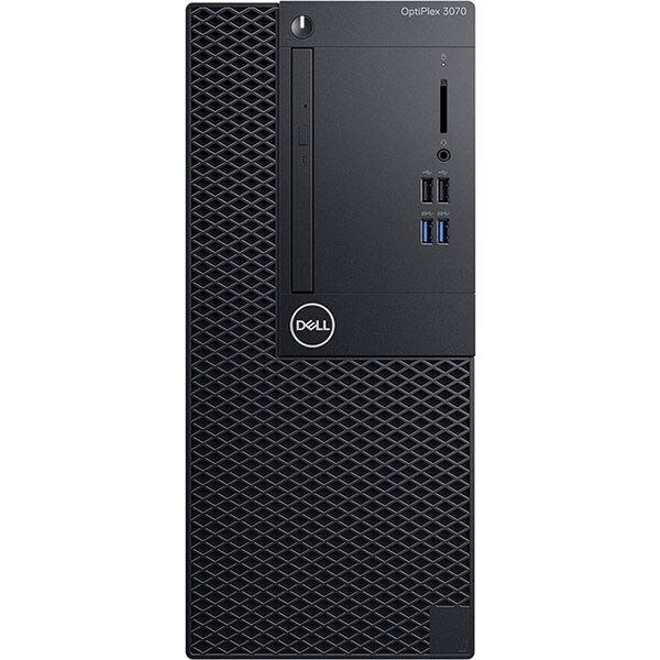 Sistem Desktop PC DELL OptiPlex 3070 MT, Intel Core i5-9500 pana la 4.4GHz, 8GB, SSD 512GB, Intel UHD Graphics 630, Windows 10 Pro