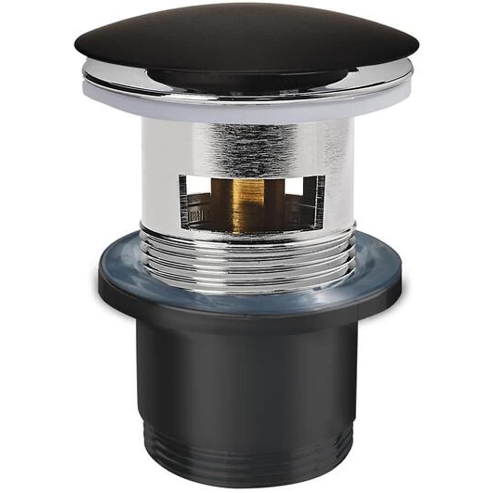 Ventil quick-clack WIRQUIN 30722855, 73-92 mm, negru mat