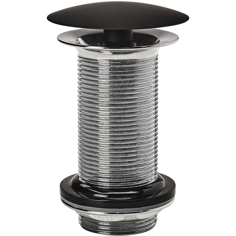 Ventil quick-clack WIRQUIN 30722856, fara preaplin, 100 mm, negru mat