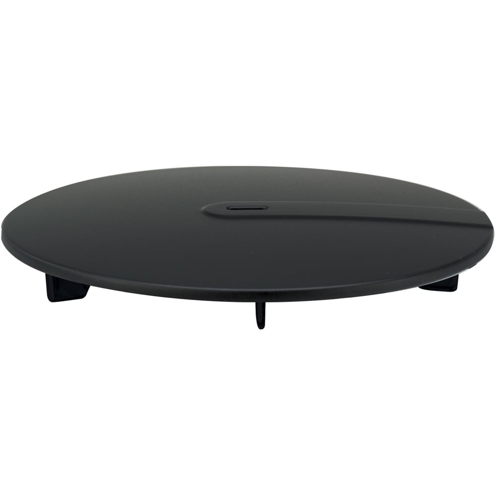 Capac pentru sifon WIRQUIN Slim+ 30724568, ABS, D 118mm, negru mat