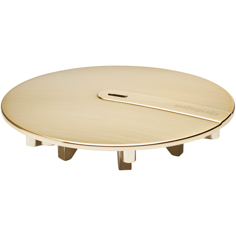 Capac pentru sifon WIRQUIN Slim+ 30724975, ABS, D 118mm, auriu