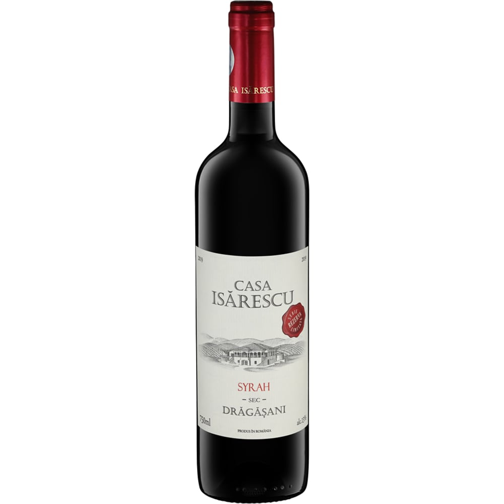 Vin rosu sec Casa Isarescu Syrah, 0.75L