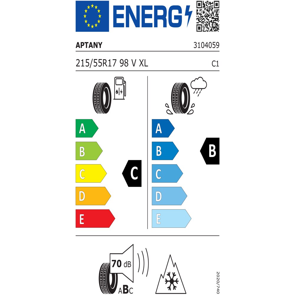 Anvelopa iarna APTANY RW645 M+S 215/55R17 98V XL