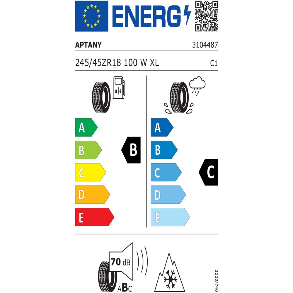 Anvelopa all season APTANY RC501 M+S 245/45ZR18 100W XL