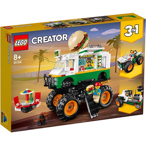 LEGO Creator: Camion gigant cu burger 31104, 8 ani+, 499 piese
