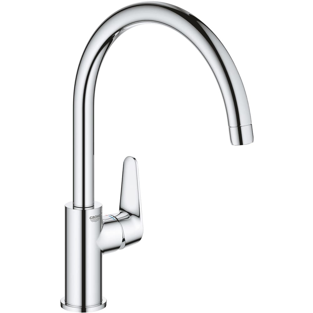 Baterie bucatarie GROHE BauCurve 31231001, alama, crom