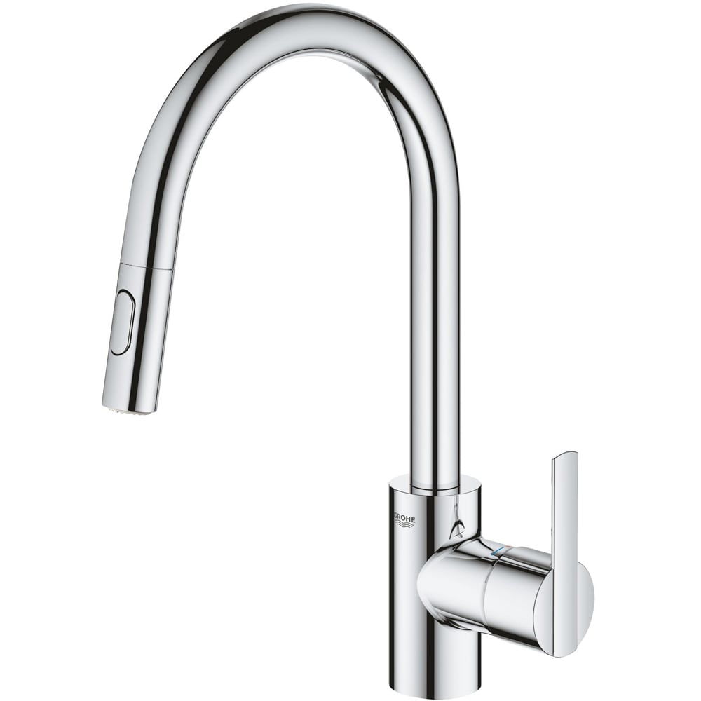 Baterie bucatarie GROHE Feel 31486001, alama, crom