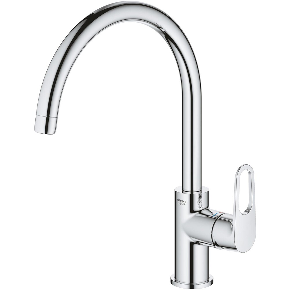 Baterie bucatarie GROHE BauFlow 31538001, alama, crom
