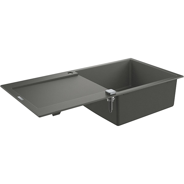 Chiuveta bucatarie GROHE K500 31645AT0, 1 cuva, picurator reversibil, compozit quartz, antracit