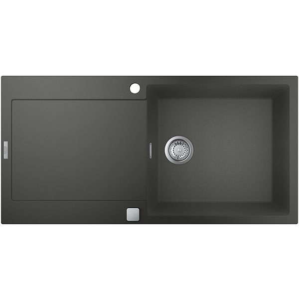 Chiuveta bucatarie GROHE K500 31645AT0, 1 cuva, picurator reversibil, compozit quartz, antracit