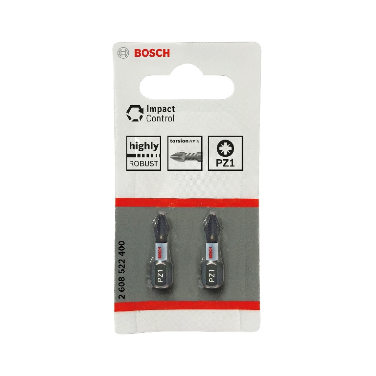 Biti Bosch PZ1, 25 mm, otel S2, 2 bucati