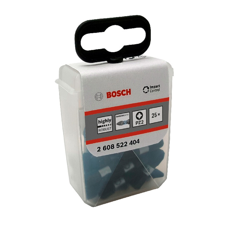 Biti Bosch PZ2, 25 mm, otel S2, 25 bucati