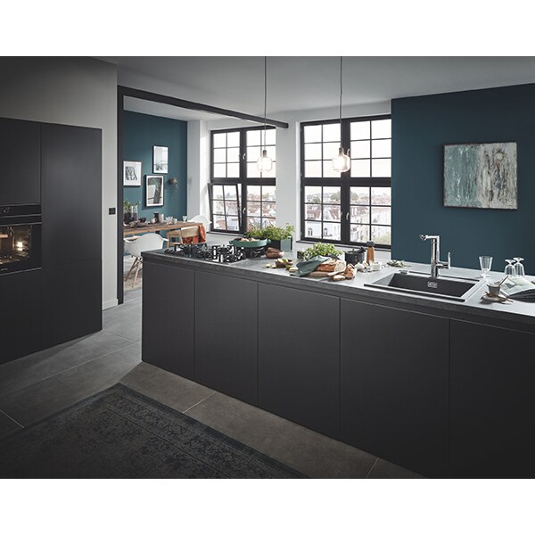 Chiuveta bucatarie GROHE K700 31651AT0, 1 cuva, compozit quartz, antracit