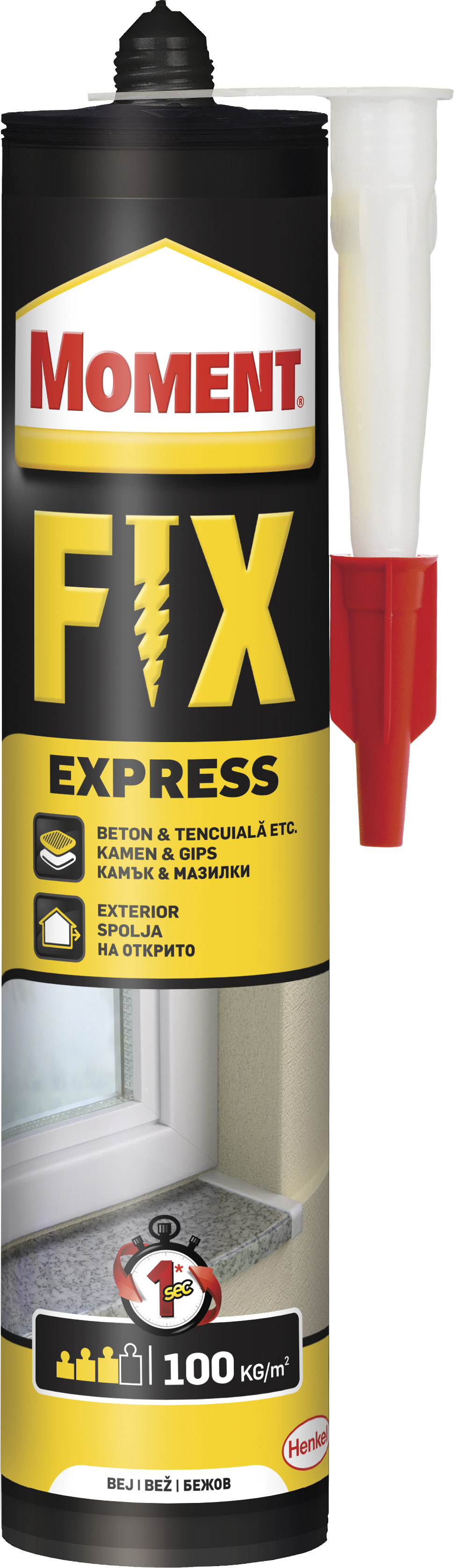 Adeziv universal MOMENT Fix Express, transparent, 375g