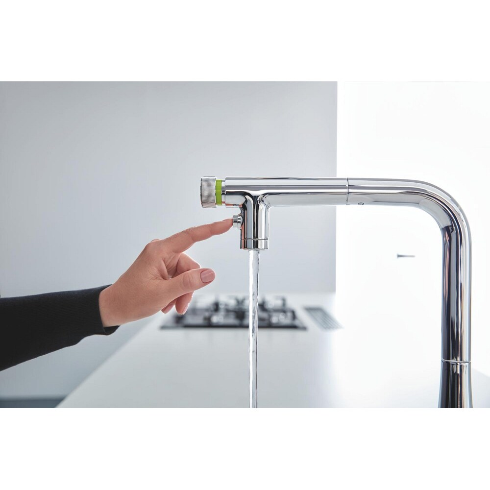 Baterie bucatarie GROHE Accent 31894000, alama, crom