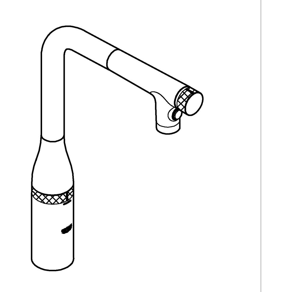 Baterie bucatarie GROHE Accent 31894000, alama, crom