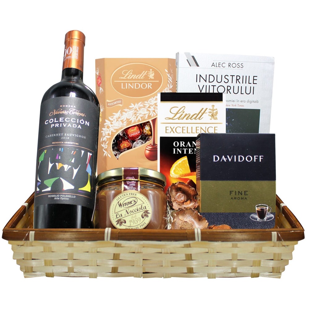 Cos cadou LUXURY BASKETS Coleccion Privada 7CP